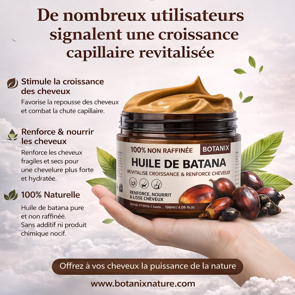 Huile de Batana Brute 100 % Pure