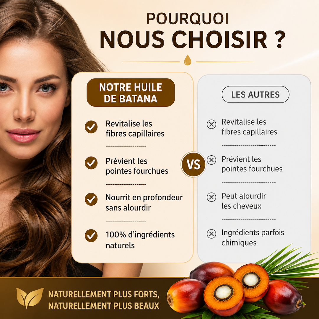 Pourquoi choisir notre huile de Batana